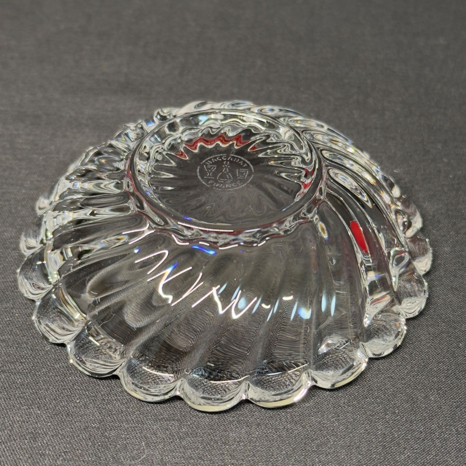 F056 Baccarat ボリュート アッシュトレイ バカラ トレイ クリスタル