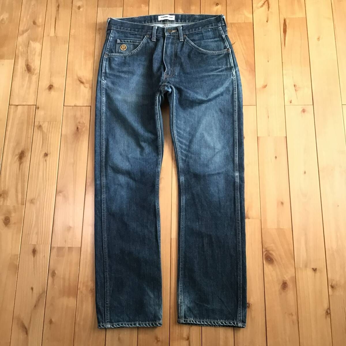 FIRE BAPE LOGO デニム パンツ Sサイズ a bathing ape denim pants 
