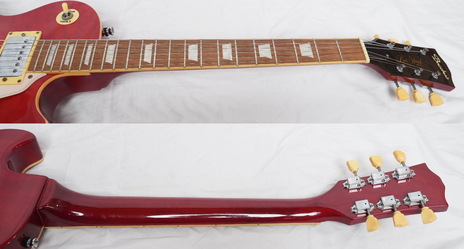 ☆Bacchus☆BLS-700QM Cherry Sunburst Live Road Model キルト