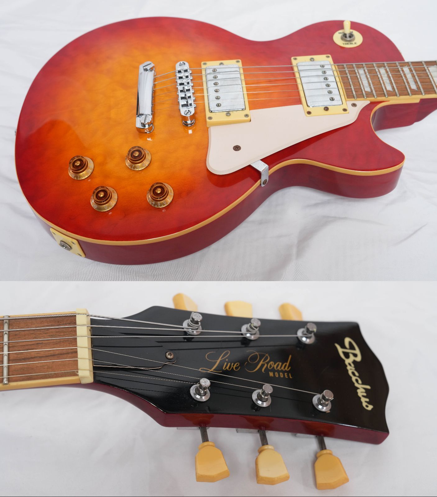 ☆Bacchus☆BLS-700QM Cherry Sunburst Live Road Model キルト