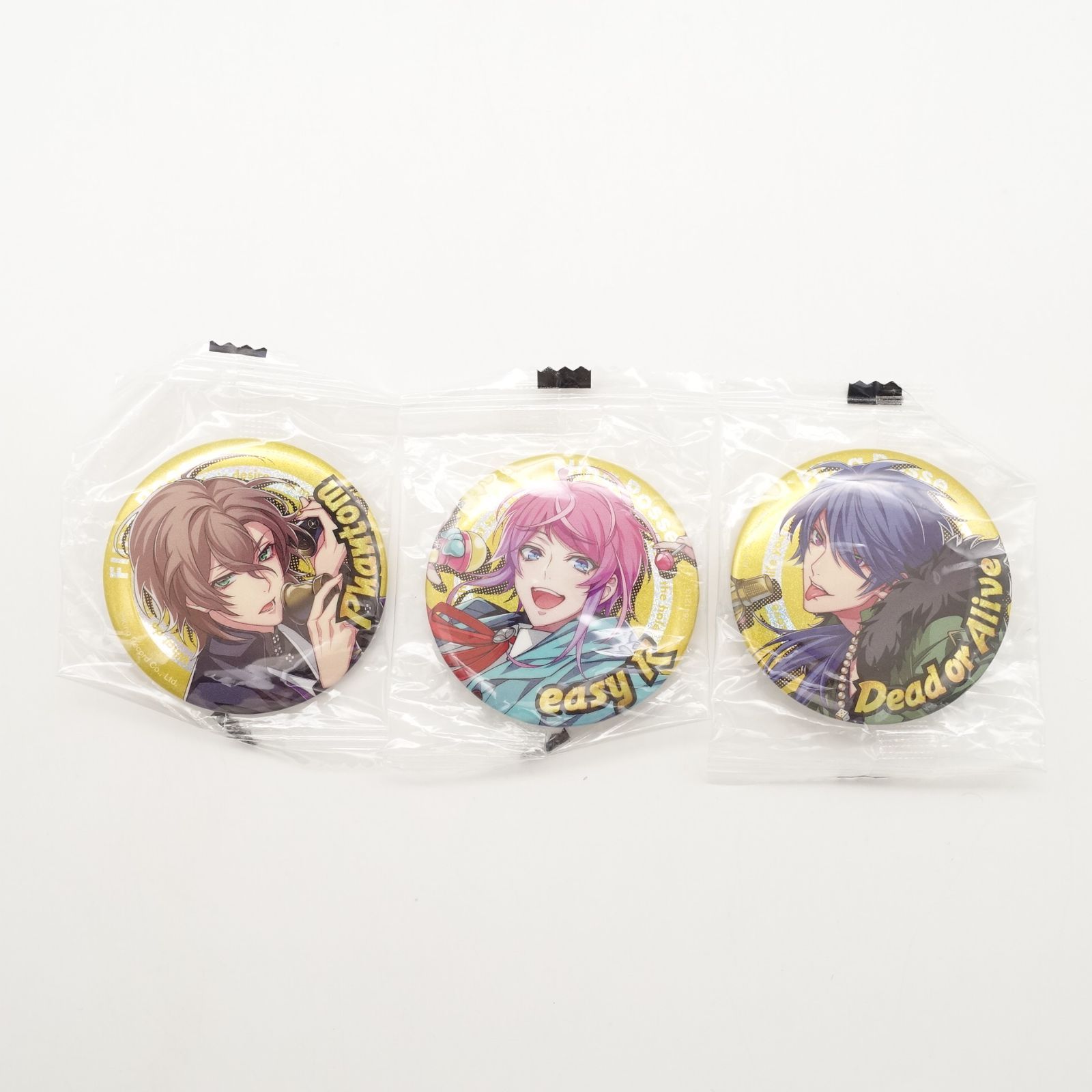 ヒプノシスマイク Fling Posse メンバーコンプ 缶バッジ 3点 有栖川帝