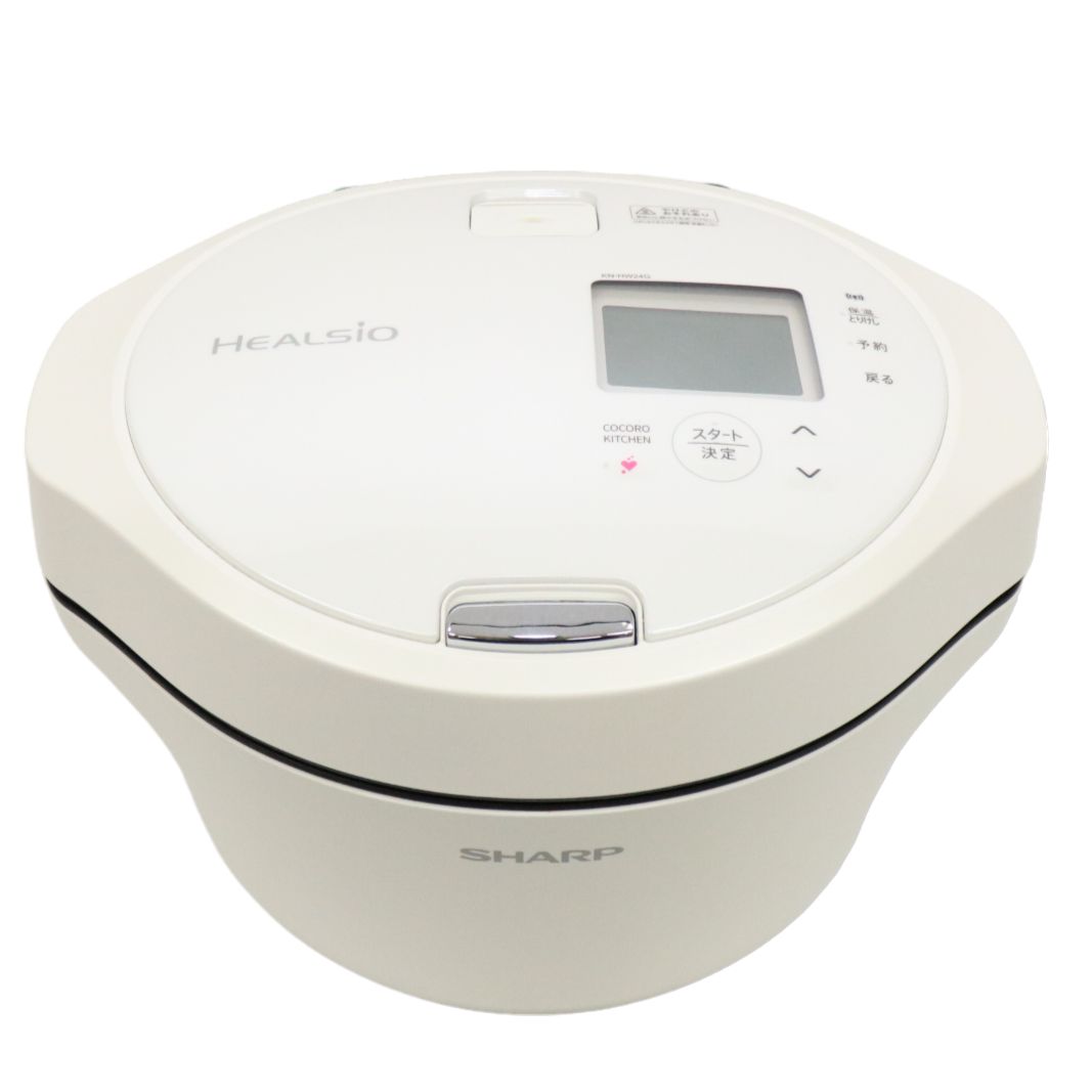 シャープ ホットクック KN-HW24G-W 無水調理鍋 ヘルシオ 電気鍋 2.4L