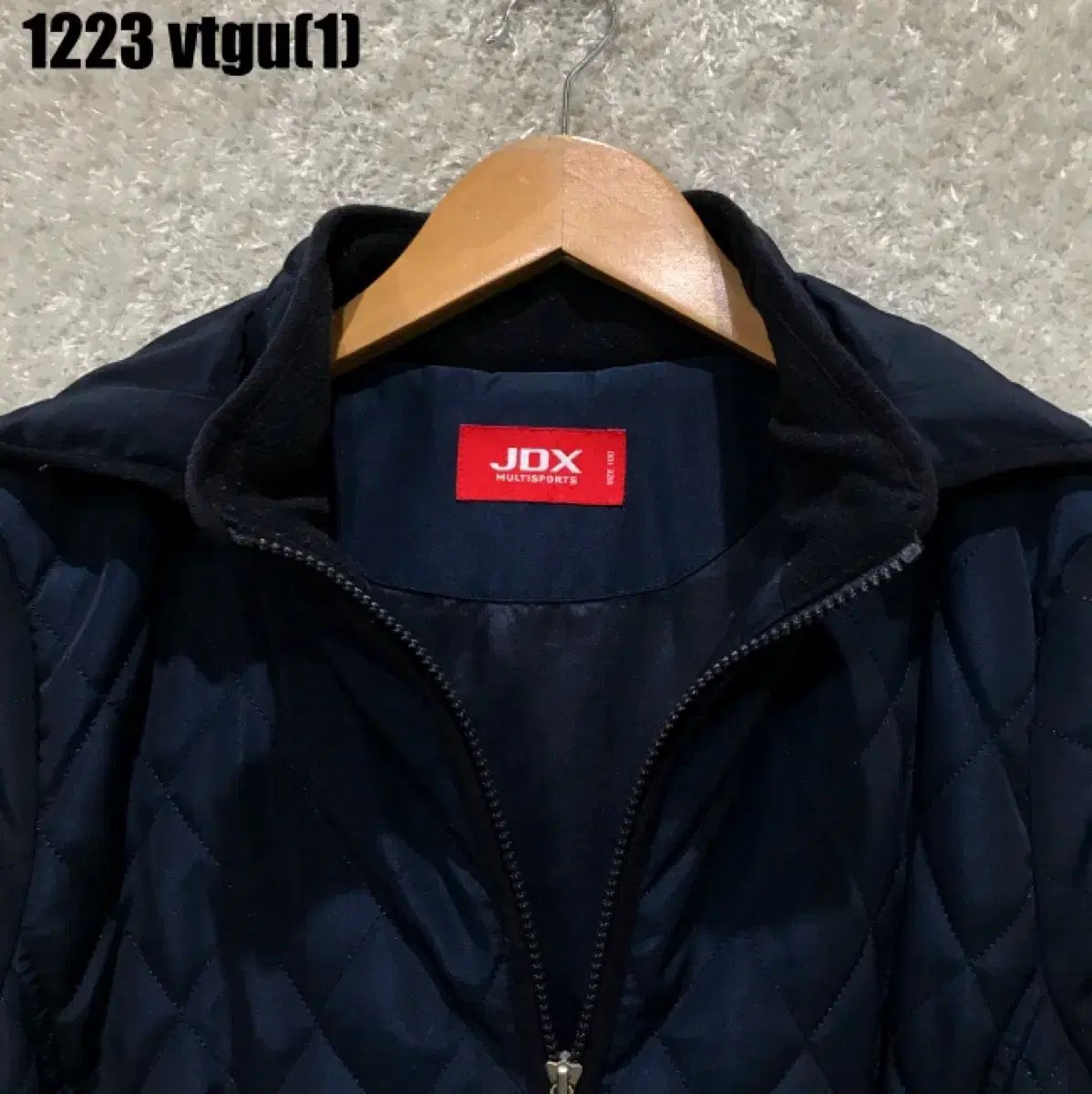 JDX ネイビー キルティング ダウン アウター L - メルカリ