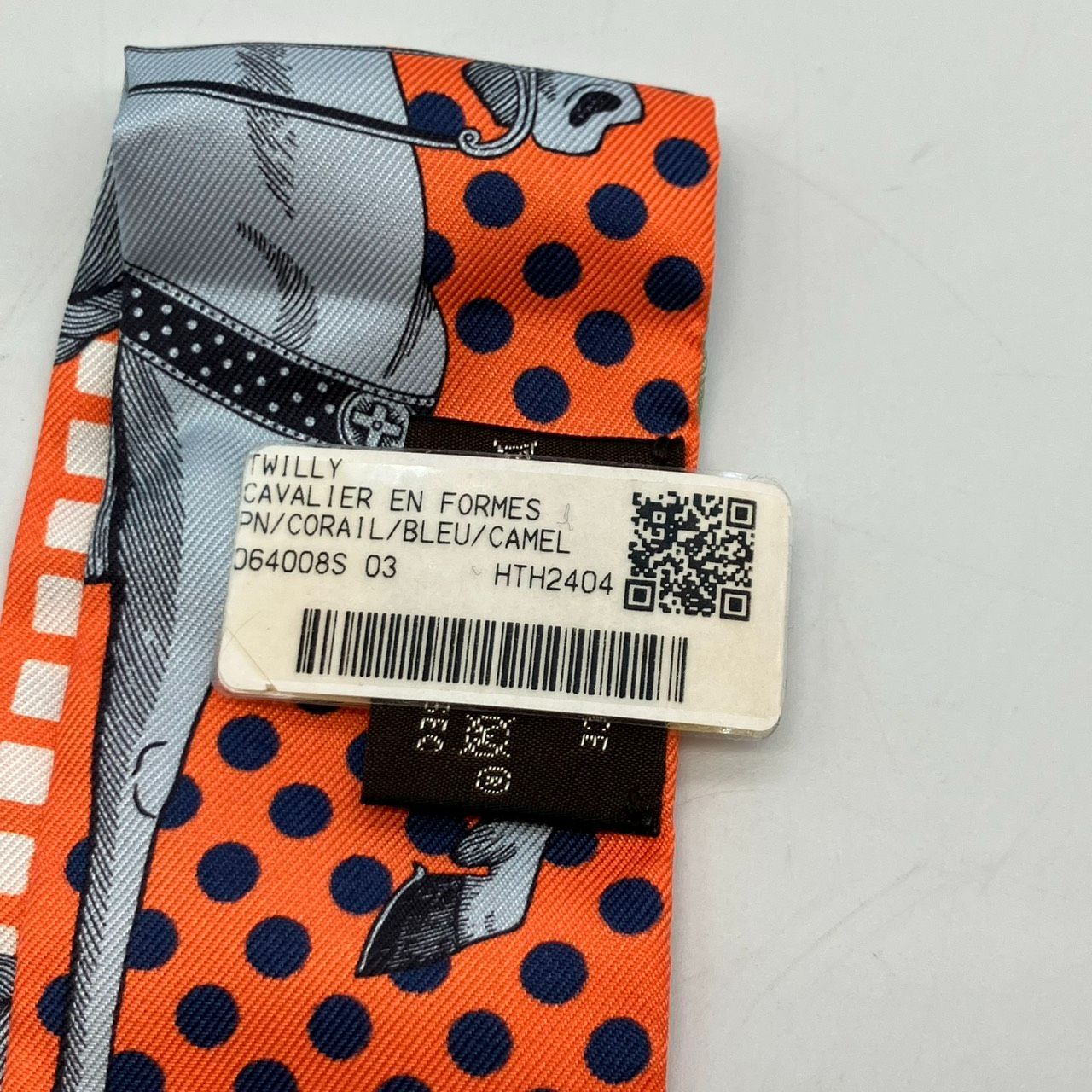 ◇ Hermès / エルメス ツイリー カヴァリエ・アン・フォルム コライユ