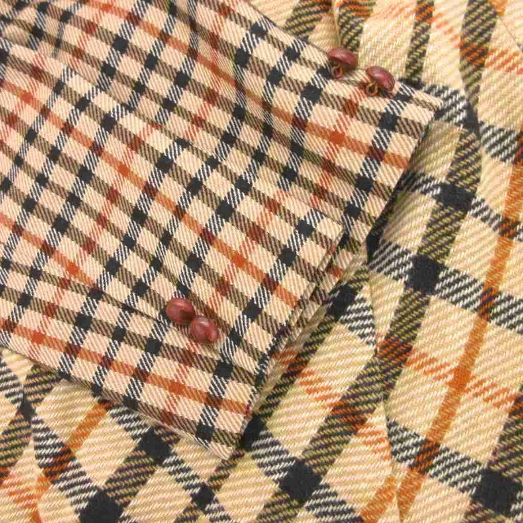 ダックス DAKS セットアップ スーツ ジャケット スカート チェック柄 9