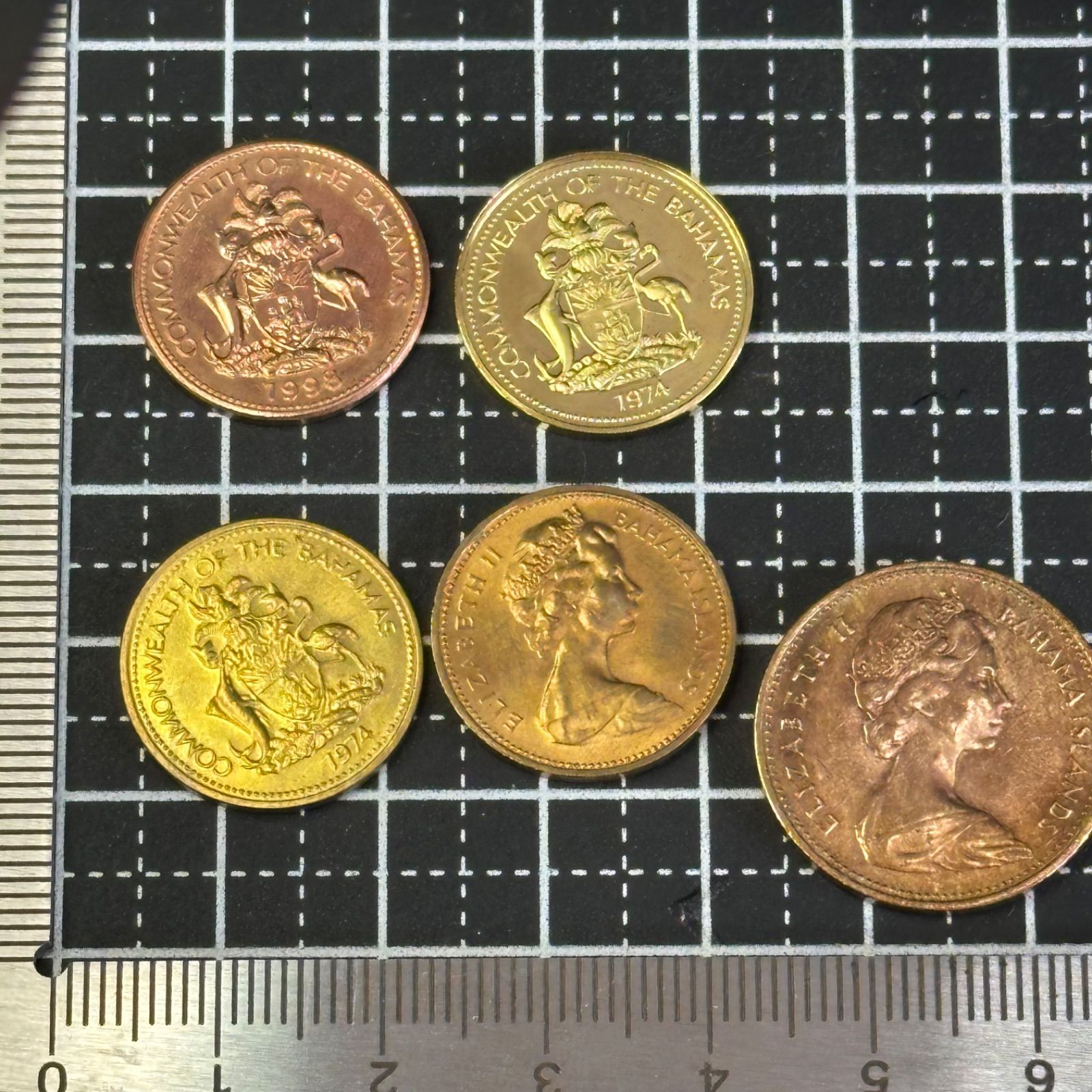 海外古銭】バハマ 1セント硬貨 ヒトデ（スターフィッシュ）意匠