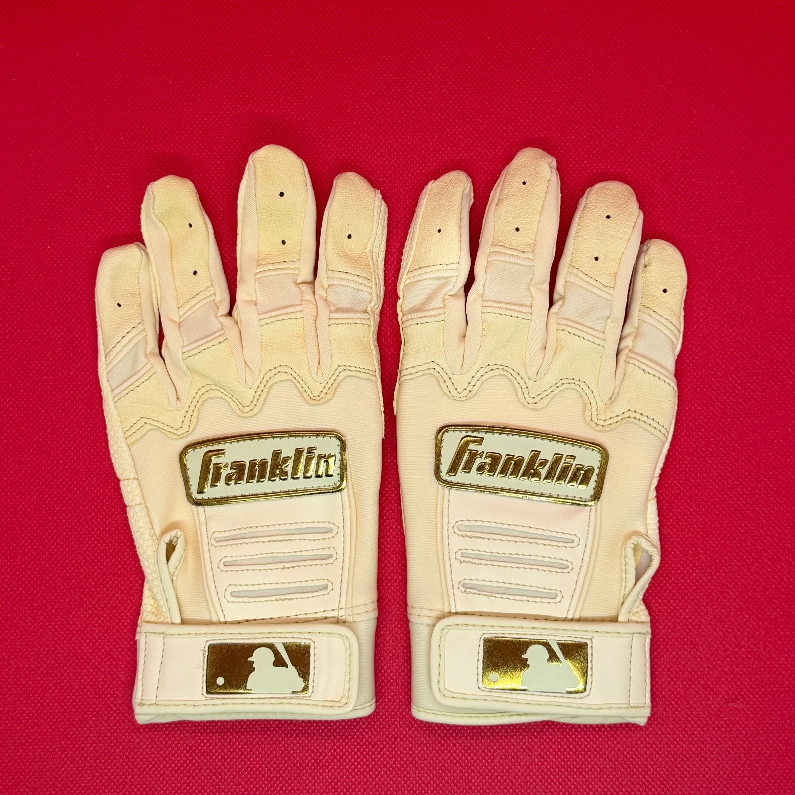 新品 フランクリン バッティンググローブ ジュニアサイズ バニラ