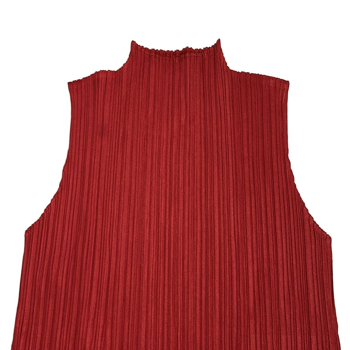 PLEATS PLEASE(プリーツプリーズ) ワンピース レディース - レッド