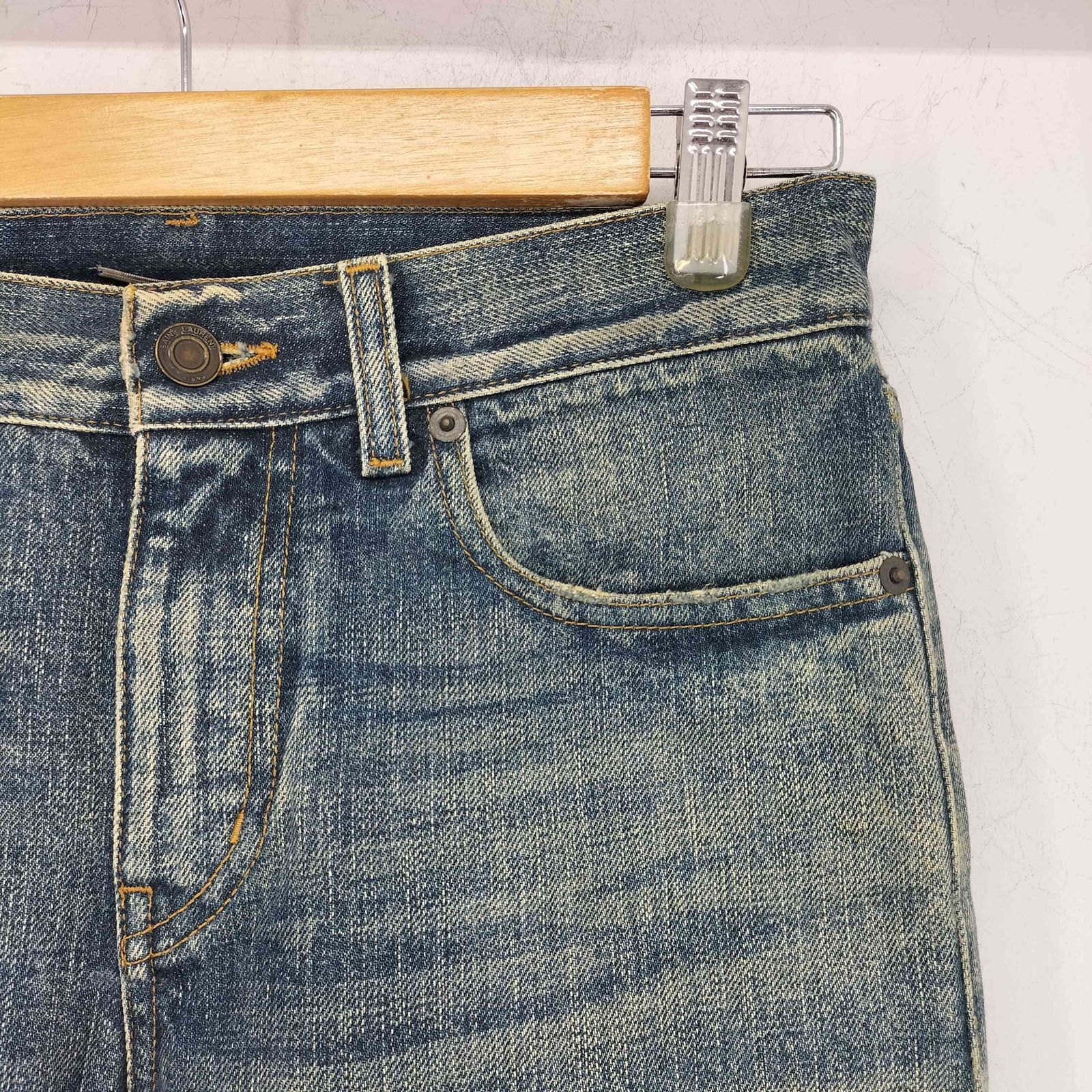 サンローランパリ SAINT LAURENT PARIS 16ss スキニーデニムパンツ 