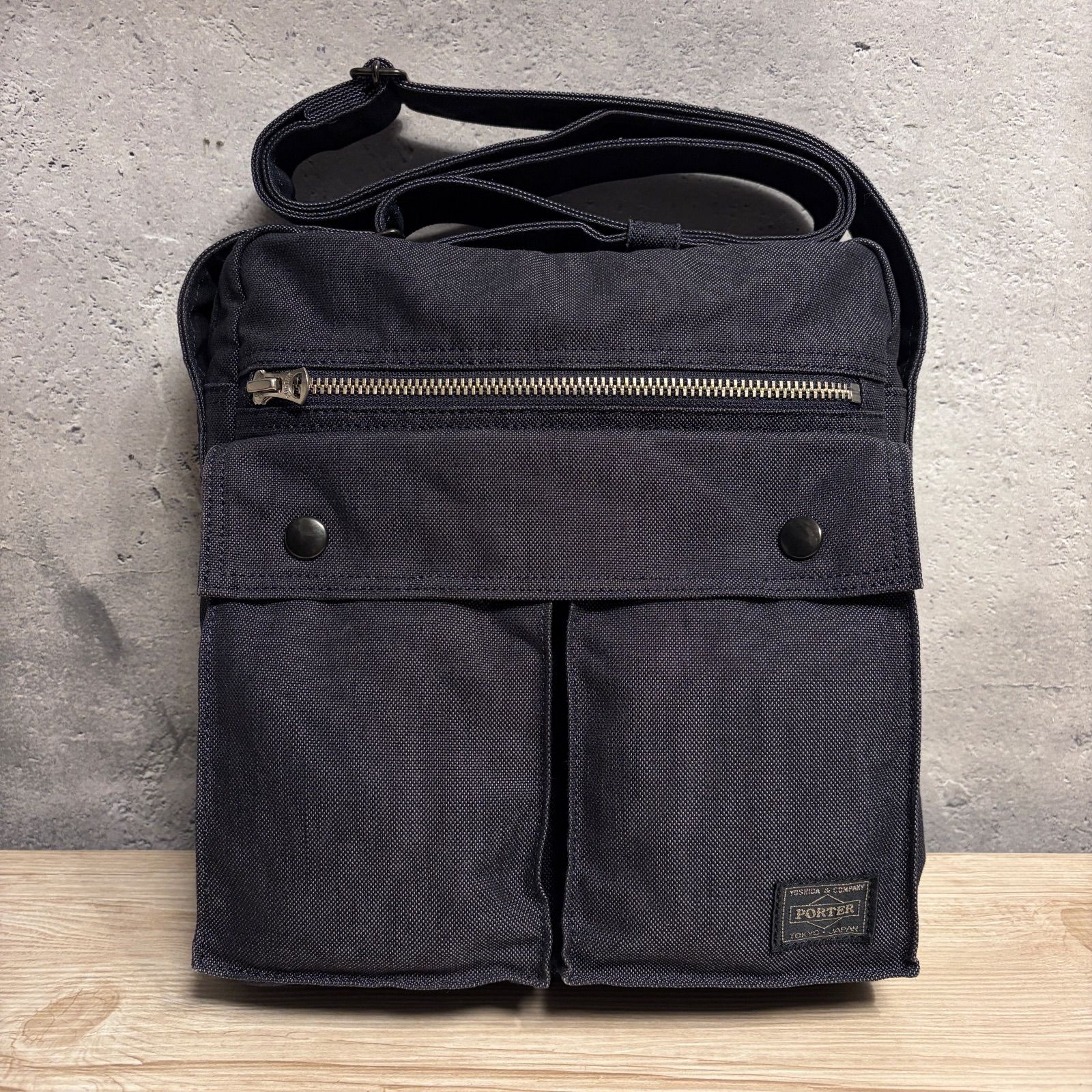 PORTER ポーター スモーキー ショルダーバッグ ネイビー 吉田カバン