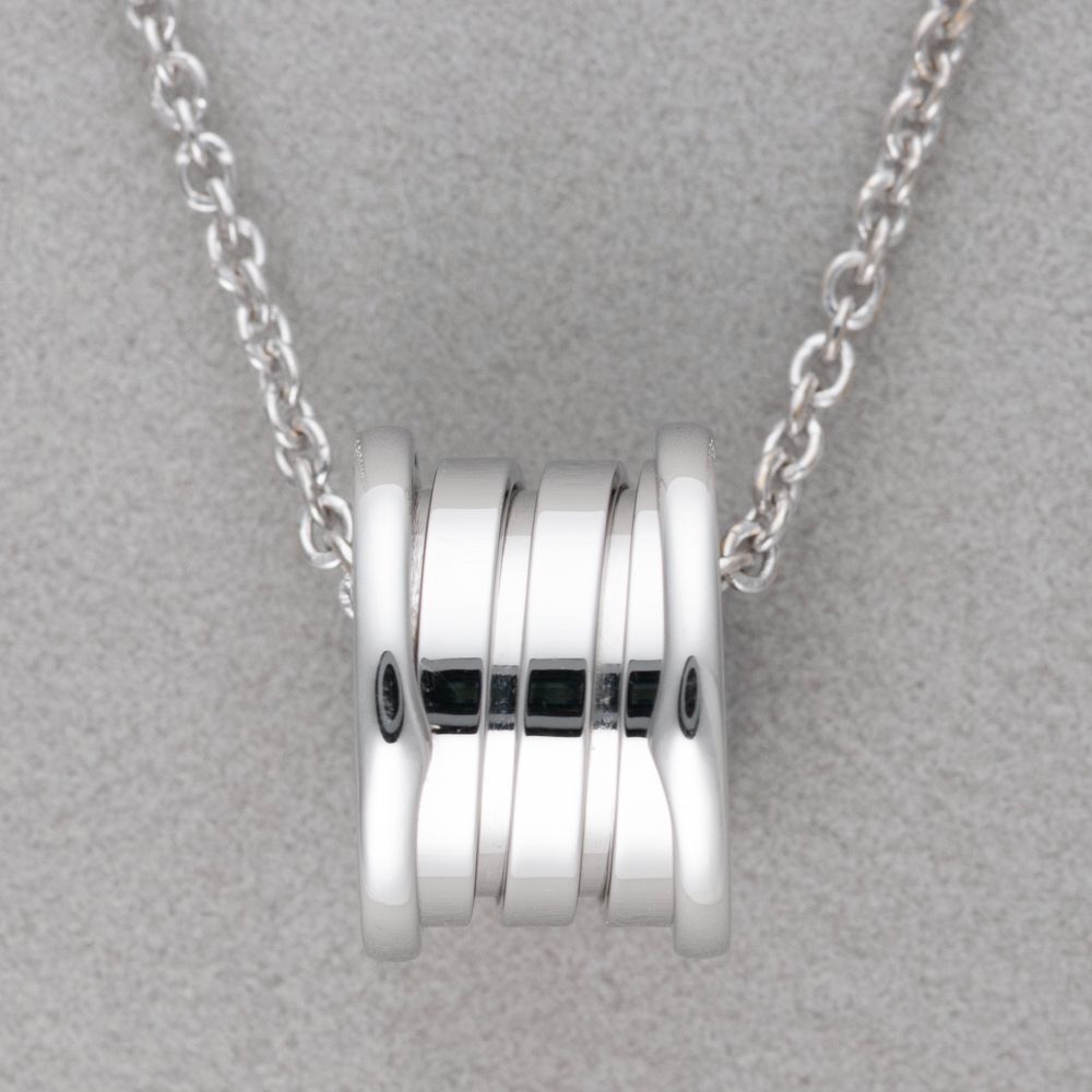 JW】BVLGARI ブルガリ ビーゼロワン B-Zero1 ネックレス K18WG 高級