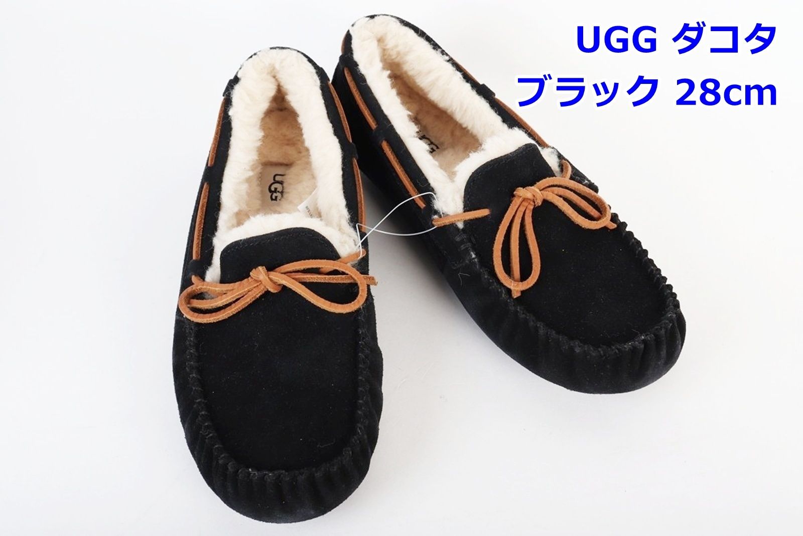 UGG 28cm ダコタ ブラック USA 11 ボア モカシン W DAKOTA 1107949 BLK