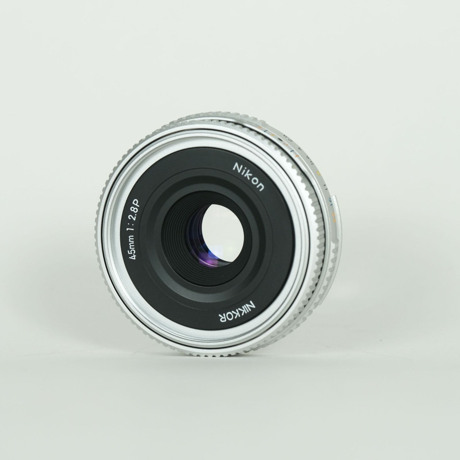 美品 | フィルター付] Nikon Ai Nikkor 45mm F2.8P [シルバー] | Nikon