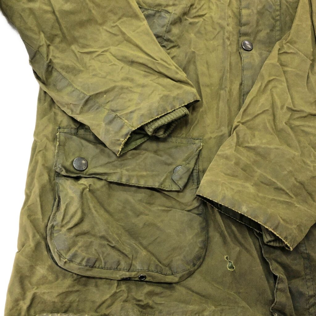 00年代 イングランド製 Barbour バブアー BEDALEビデイル オイルド