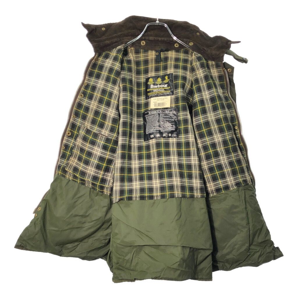 00年代 イングランド製 Barbour バブアー BEDALEビデイル オイルド