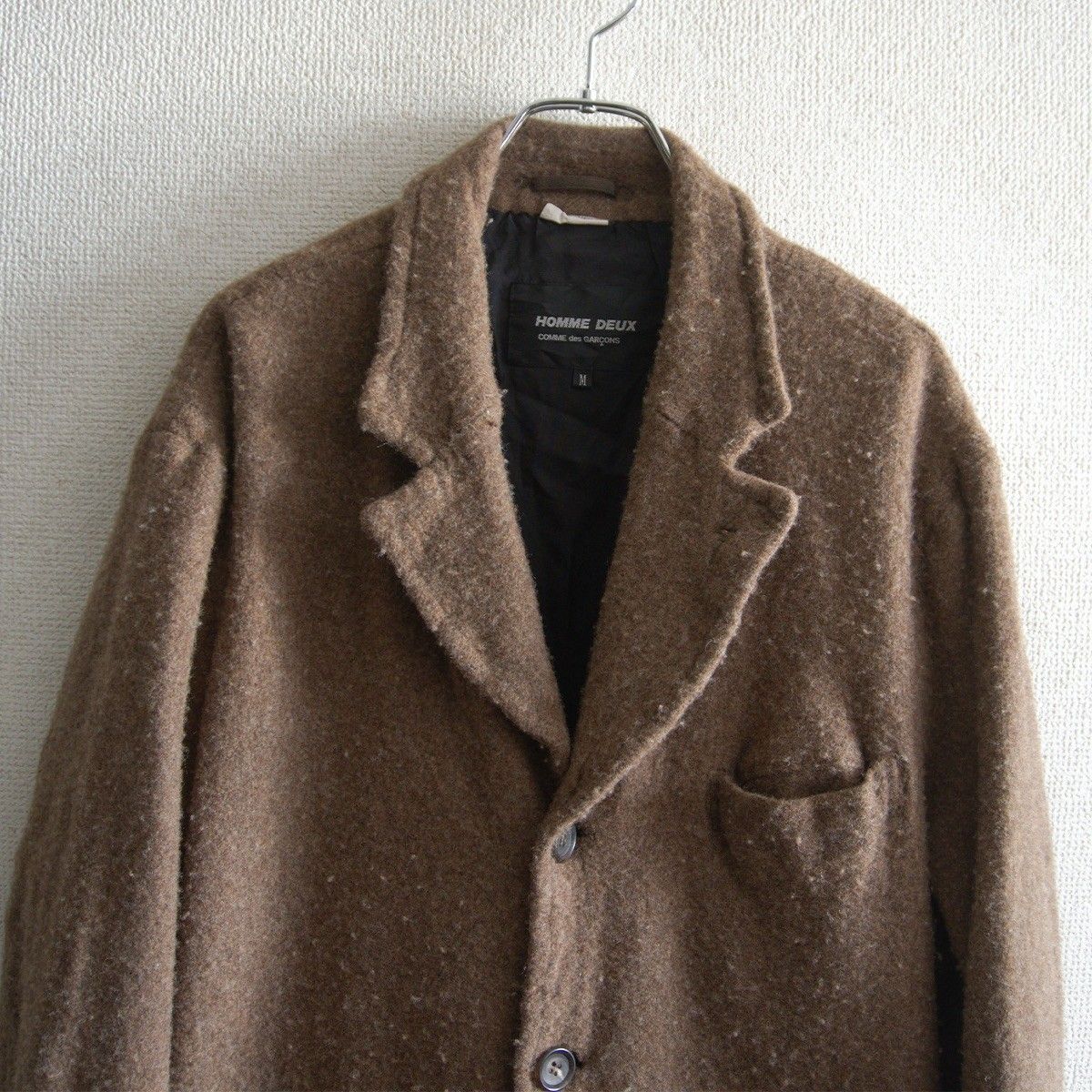 AD2021】COMME des GARCONS HOMME DEUX 【ウール縮絨 3B チェスター