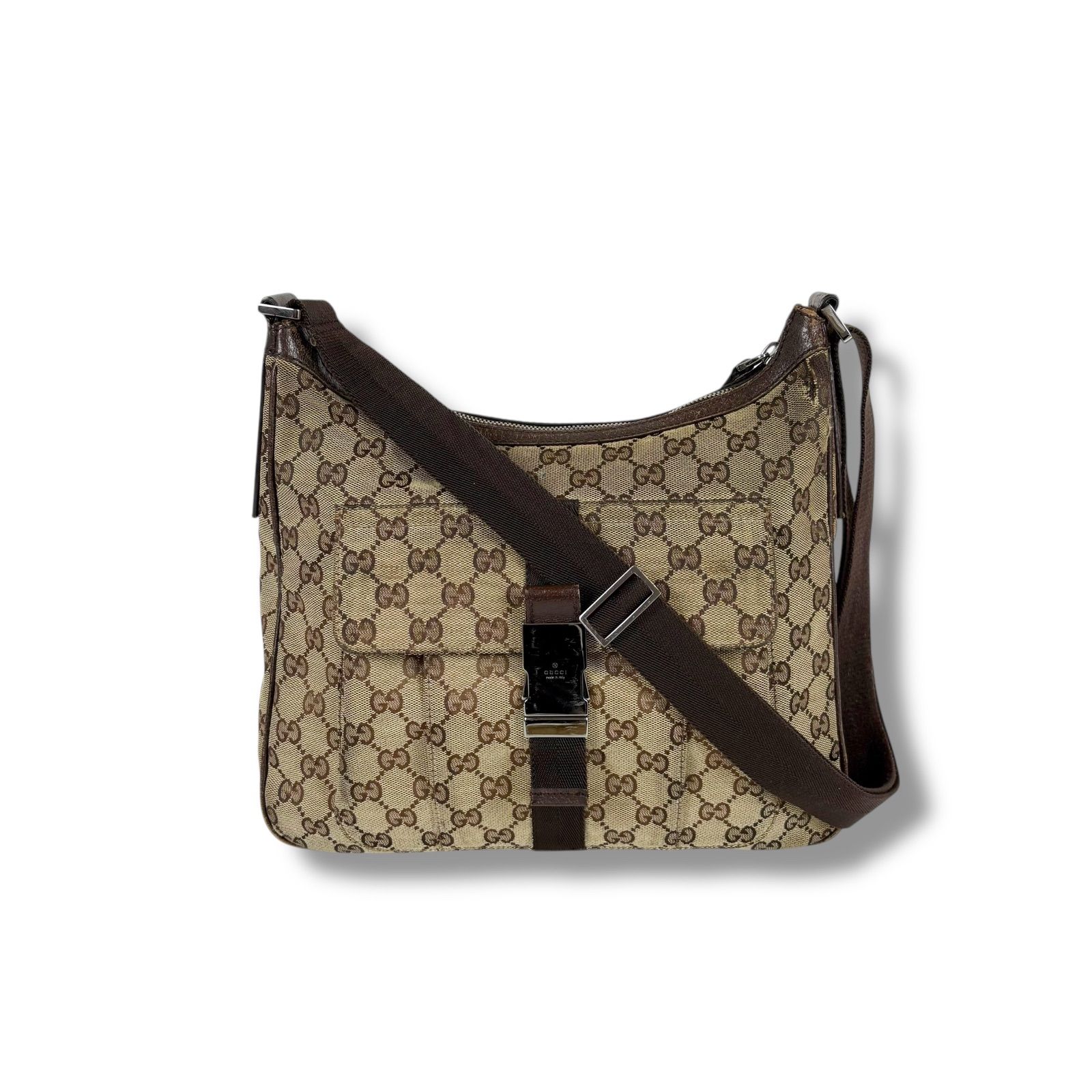 グッチ GUCCI GGキャンバス ワンショルダーバッグ 肩掛け 131211 