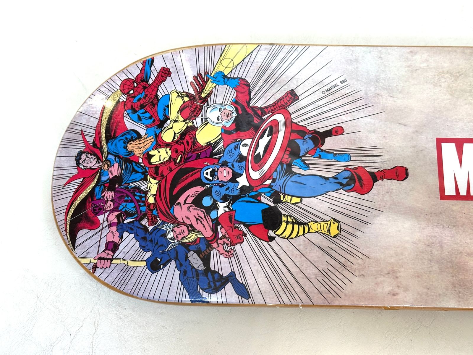 未使用 Happyくじ MARVEL MAZZEL ラスト賞 スケートボードデッキ 約