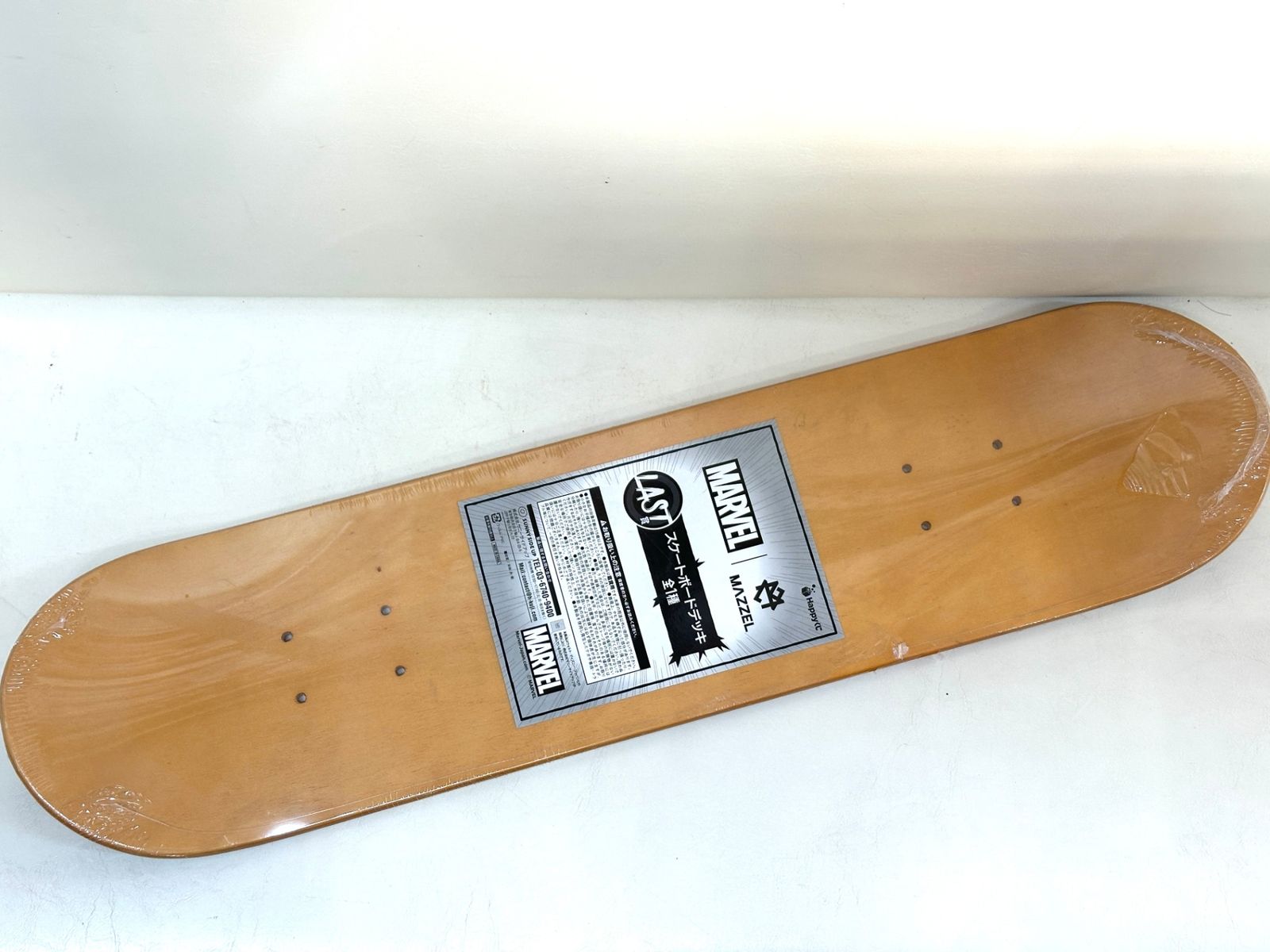 未使用 Happyくじ MARVEL MAZZEL ラスト賞 スケートボードデッキ 約