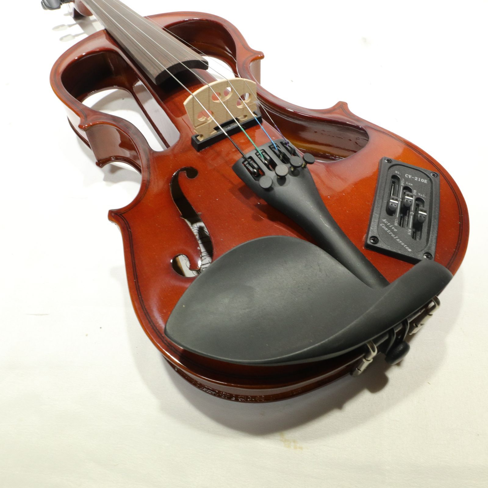 使用頻度少/音出し確認済】サイレント エレキバイオリンセット CV-210E