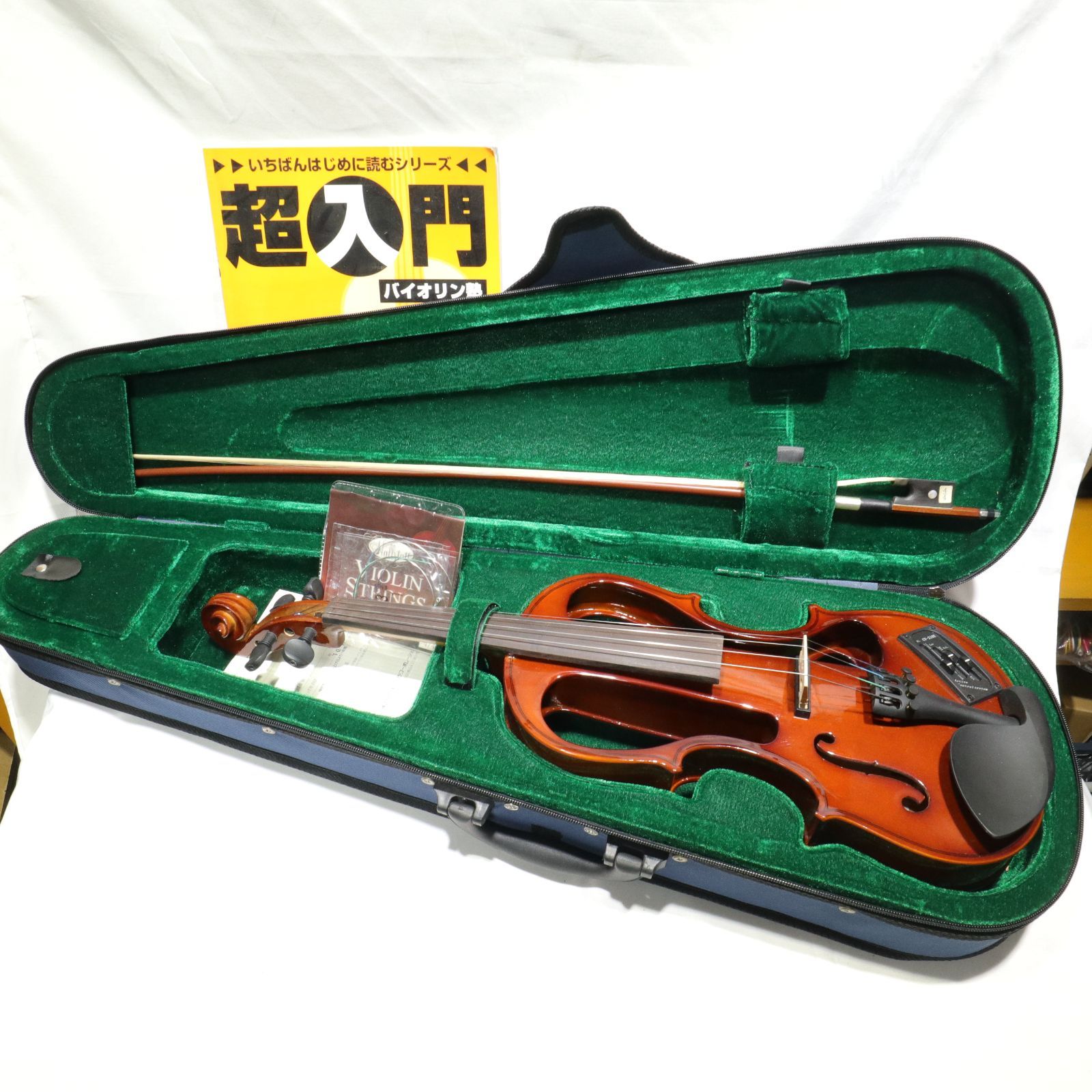 使用頻度少/音出し確認済】サイレント エレキバイオリンセット CV-210E 