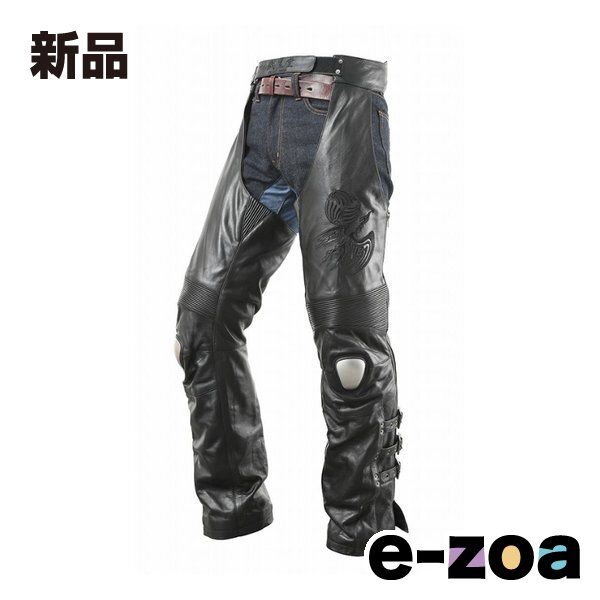 弐黒堂 Nikokudo ニコクドウ ニコクドウ WBPN-23 ハードライドレザーチャップス ブラック Lサイズ WBPN-23-BLACK-L (2577020)