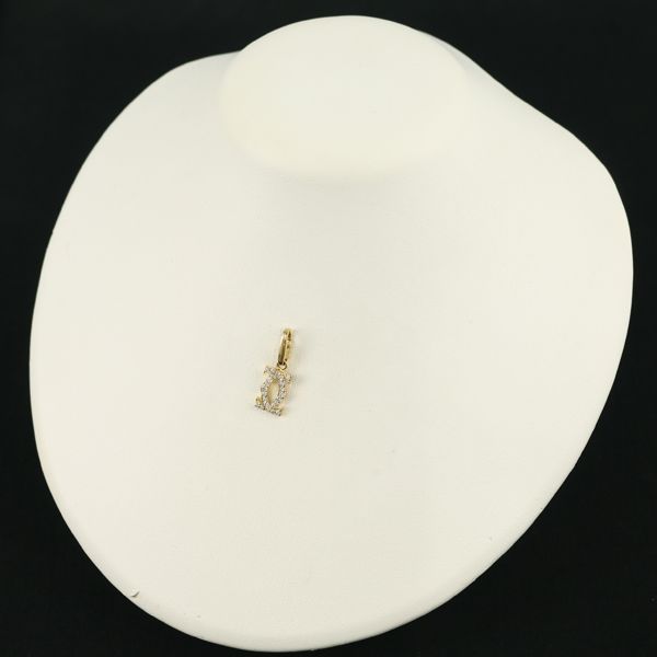 カルティエ ペンダントトップ ダイヤ ダイヤモンド 2C ドゥーブルC C2