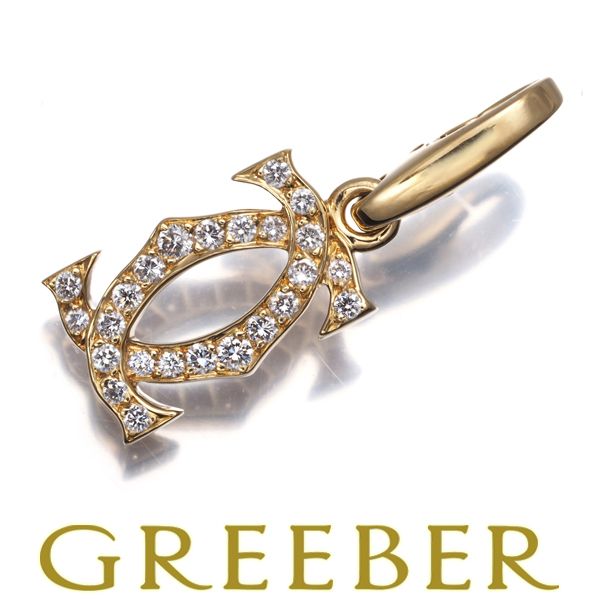 カルティエ ペンダントトップ ダイヤ ダイヤモンド 2C ドゥーブルC C2