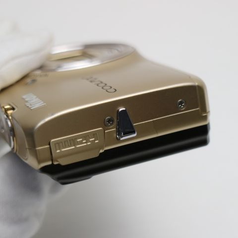 良品中古 COOLPIX S6300 エレガントゴールド 即日発送 デジカメ Nikon