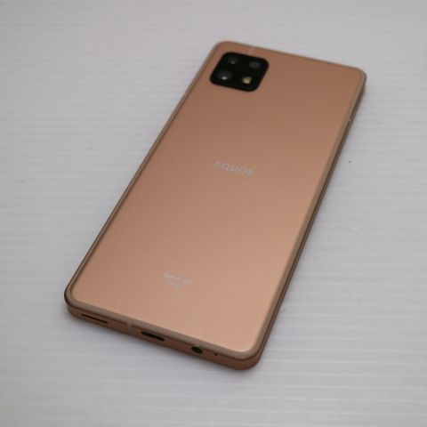 超美品 AQUOS sense6 SHG05 ライトカッパー 本体 即日発送 土日祝発送