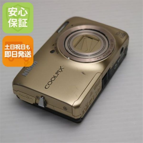 中古☆Nikon COOLPIX S6300 コンパクトデジタルカメラ ゴールド 良品中古 COOLPIX S6300 エレガントゴールド 即日発送 デジカメ Nikon