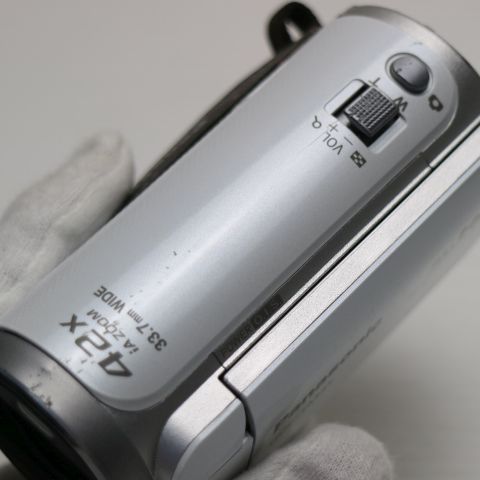 美品 HDC-TM45 クリアホワイト 即日発送 Panasonic デジタルビデオ