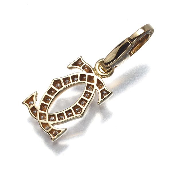 カルティエ　2C チャーム ペンダントトップ Cartier ダイヤモンド CARTIER/カルティエ】 2Cチャーム ダイヤモンド ペンダントトップ