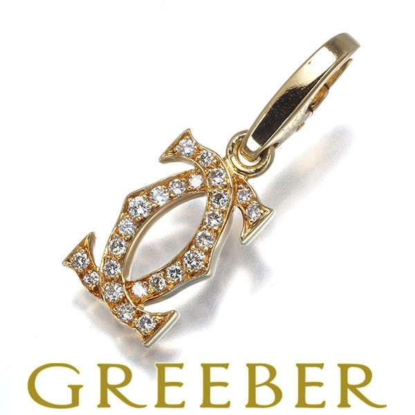 カルティエ ペンダントトップ ダイヤ ダイヤモンド 2C ドゥーブルC C2