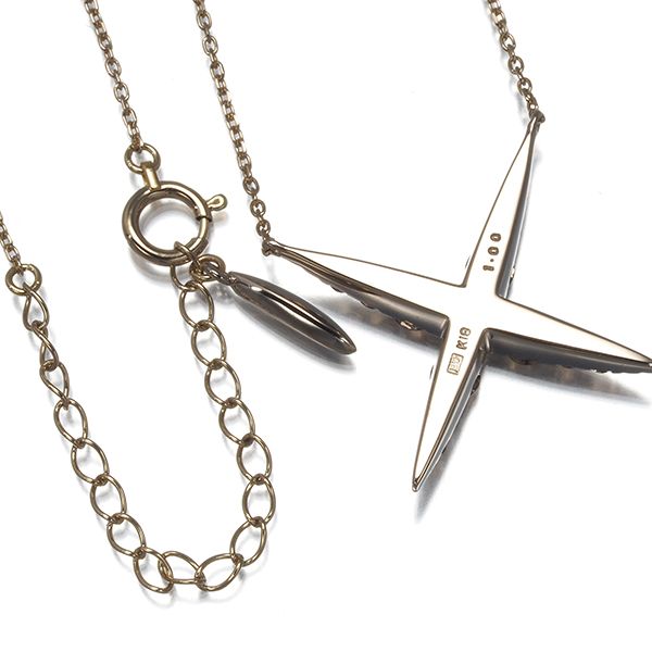 カシケイ ネックレス ブラウンダイヤ ダイヤモンド 1.00ct ネイキッド