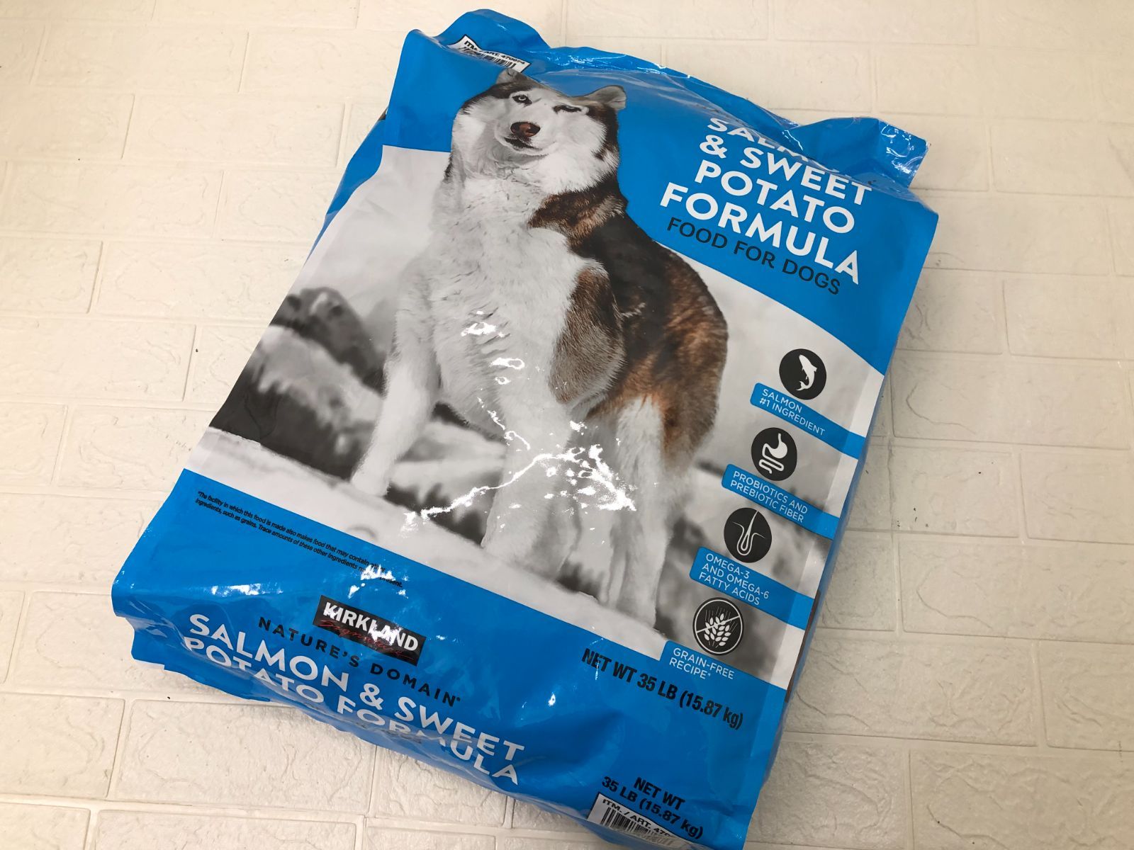 コストコ カークランド 成犬・子犬用 ドッグフード サーモン ポテト 15kg コストコ カークランド 成犬・子犬用 ドッグフード サーモン ポテト
