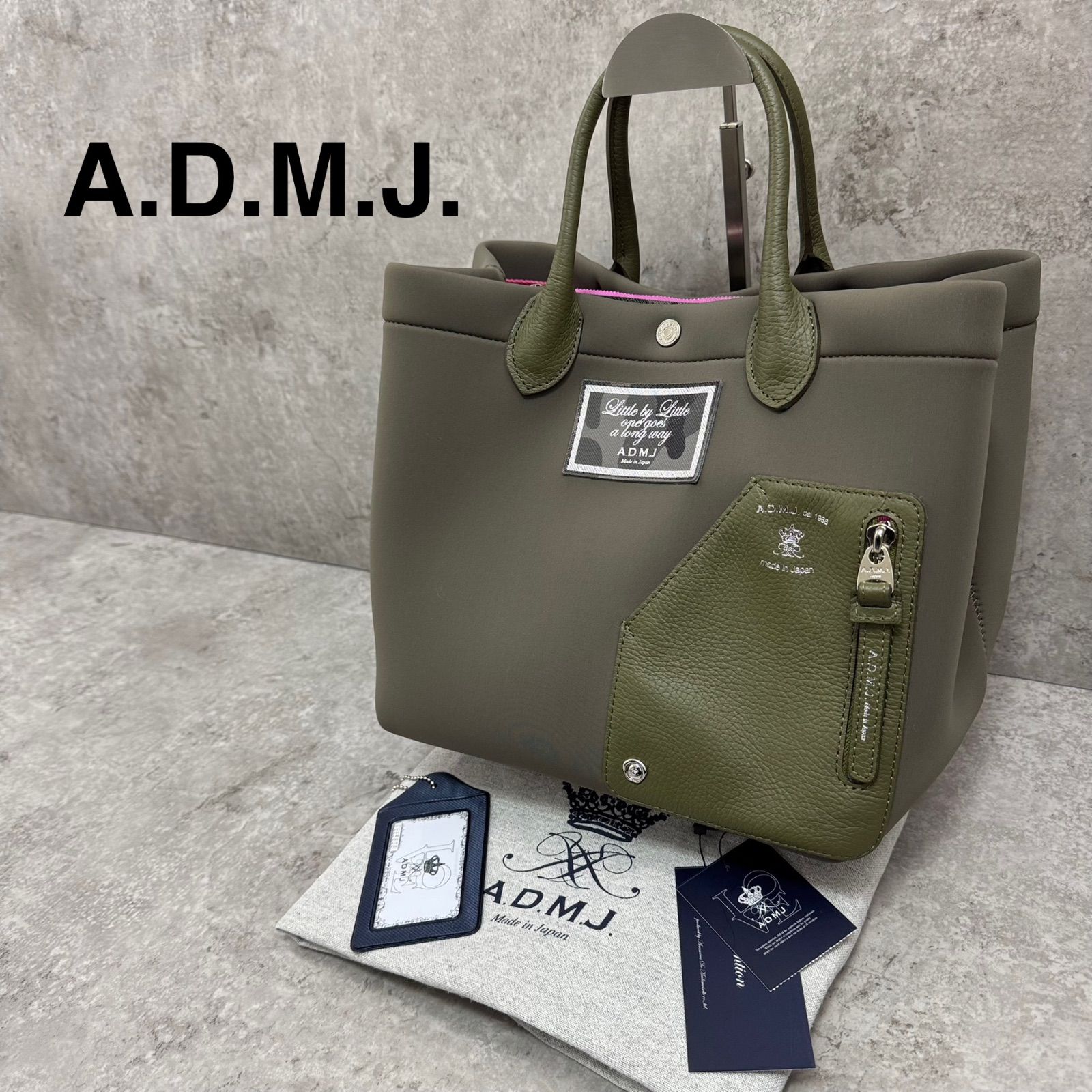 未使用 A.D.M.J エー ディー エム ジェイ ハンドバッグ トート 未使用 A.D.M.J エー ディー エム ジェイ ハンドバッグ トート
