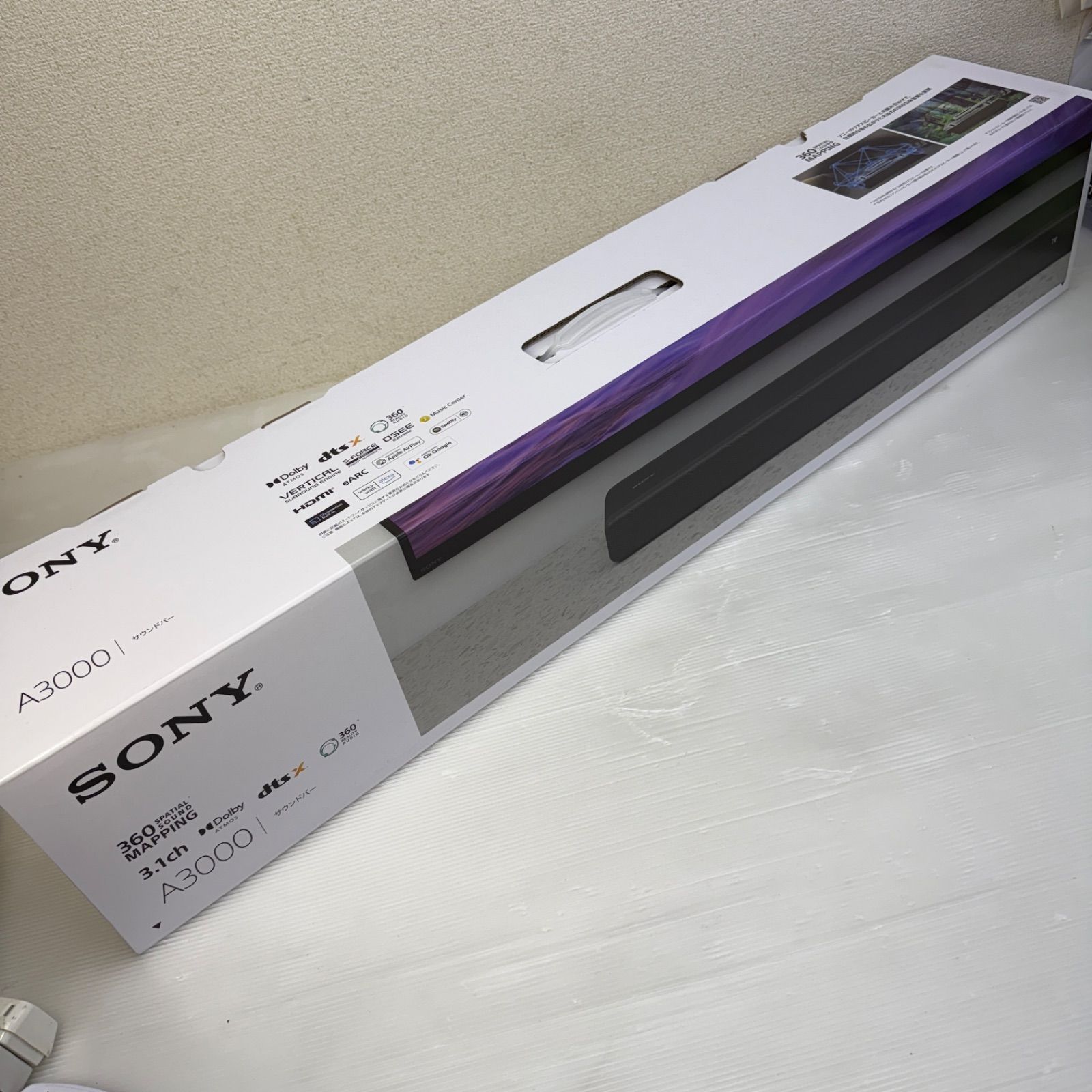 未使用☆ソニー サウンドバー☆HT-A3000 SONY スピーカー - メルカリ