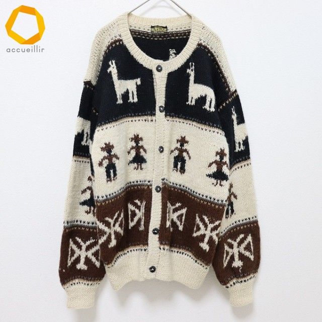 KARAE カラエ ペルー製 アルパカ ニット セーター カーディガン