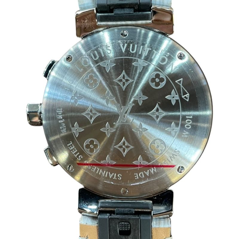 ルイ・ヴィトン LOUIS VUITTON タンブール クロノグラフ ラブリー