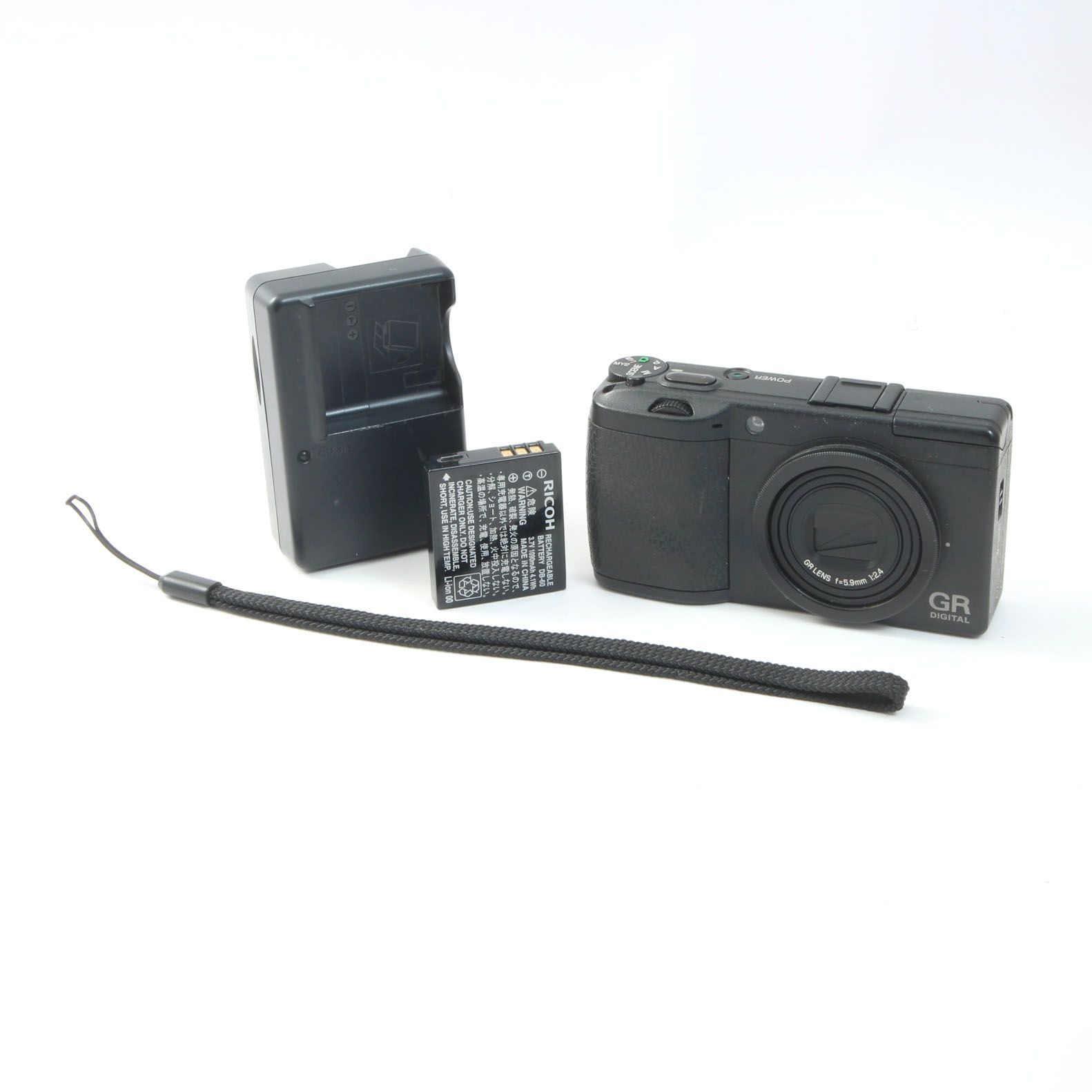 【ほぼ新品】RICOH GR DIGITAL II シャッター数328回 中古】RICOH リコー GR DIGITAL II コンパクトデジタルカメラ