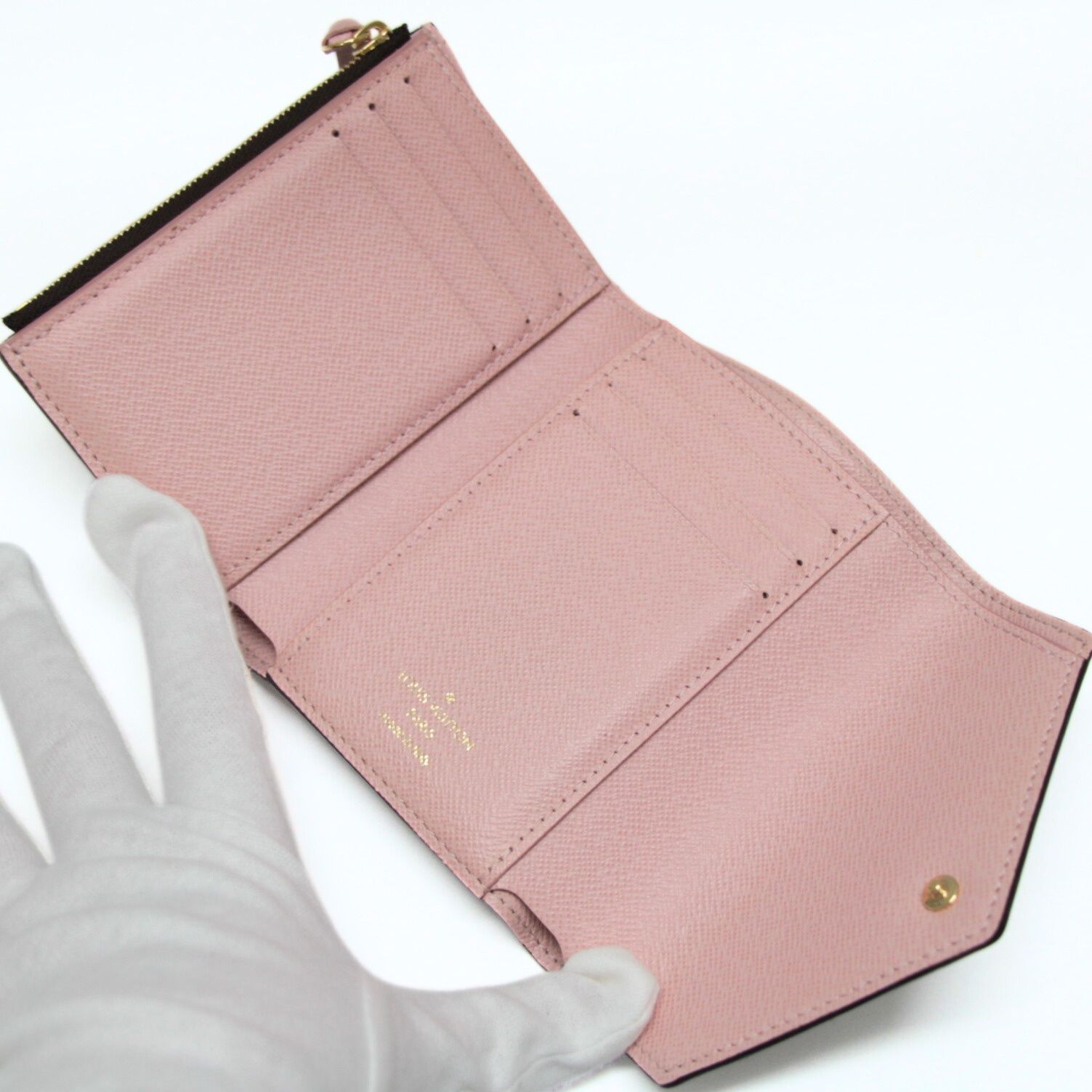 美品 ルイヴィトン Louis Vuitton ポルトフォイユヴィクトリーヌ 三