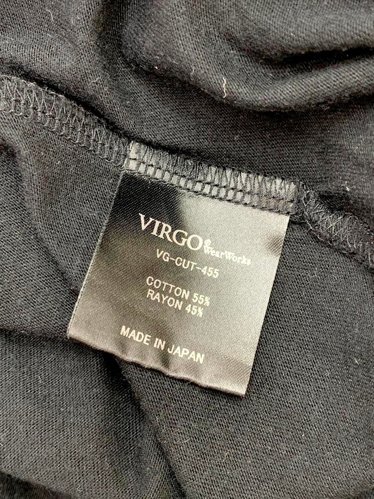 VIRGOwearworks ヴァルゴウェアワークス VG-CUT-455 Tシャツ size2/黒 メンズ