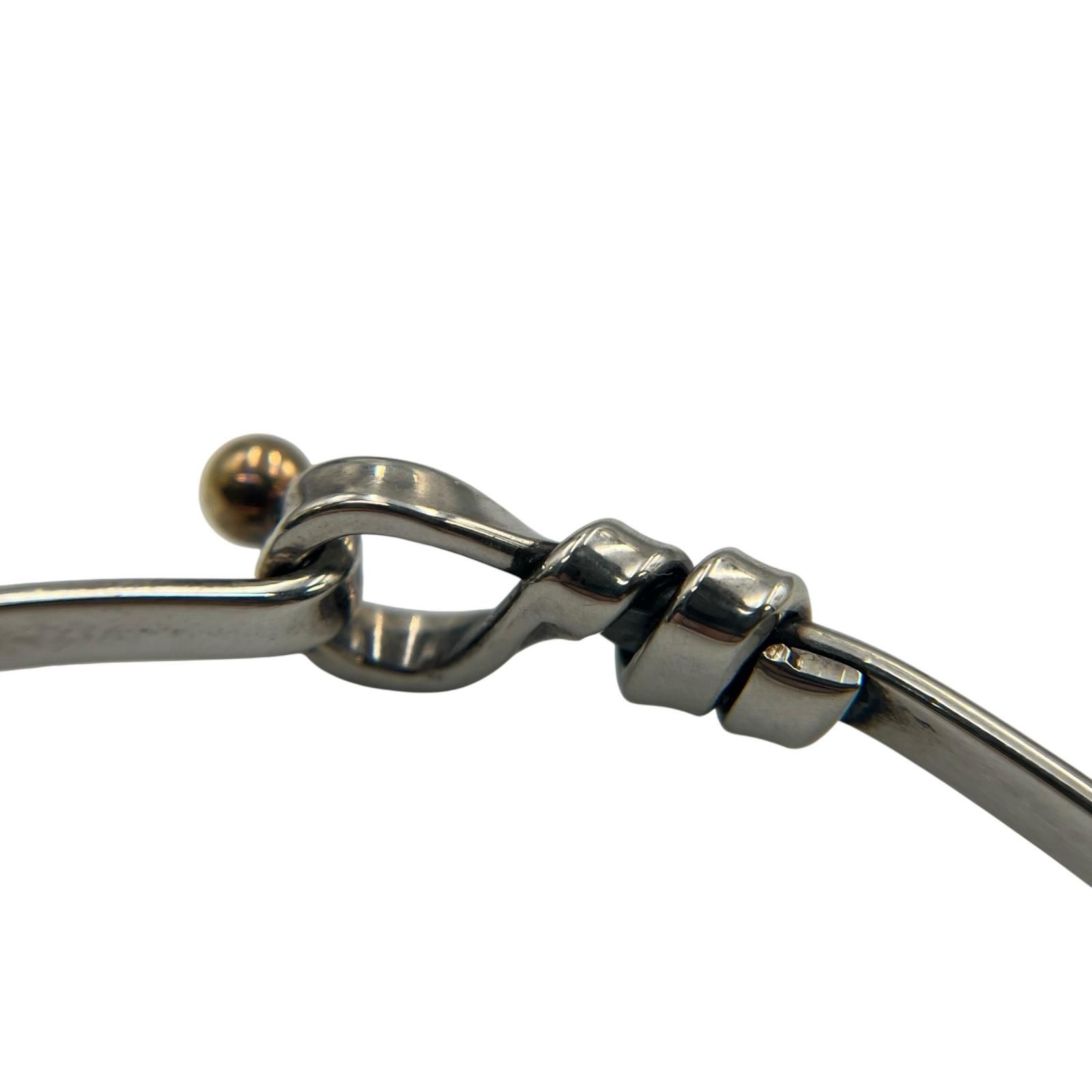 ティファニー TIFFANY&Co. バングル フック&アイ K18イエローゴールド