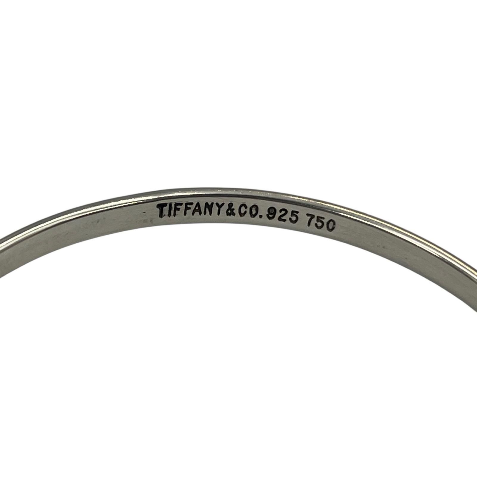 ティファニー TIFFANY&Co. バングル フック&アイ K18イエローゴールド
