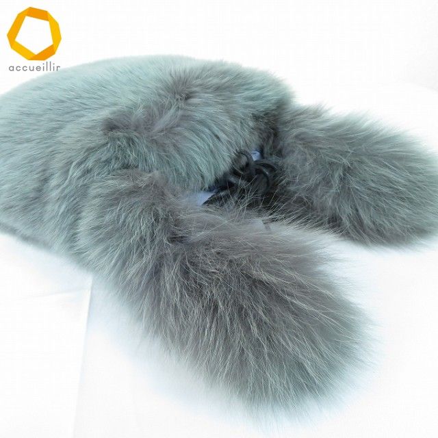 wb ラドロー LUDLOW ハンドバッグ ファーバッグ グレー系 緑系