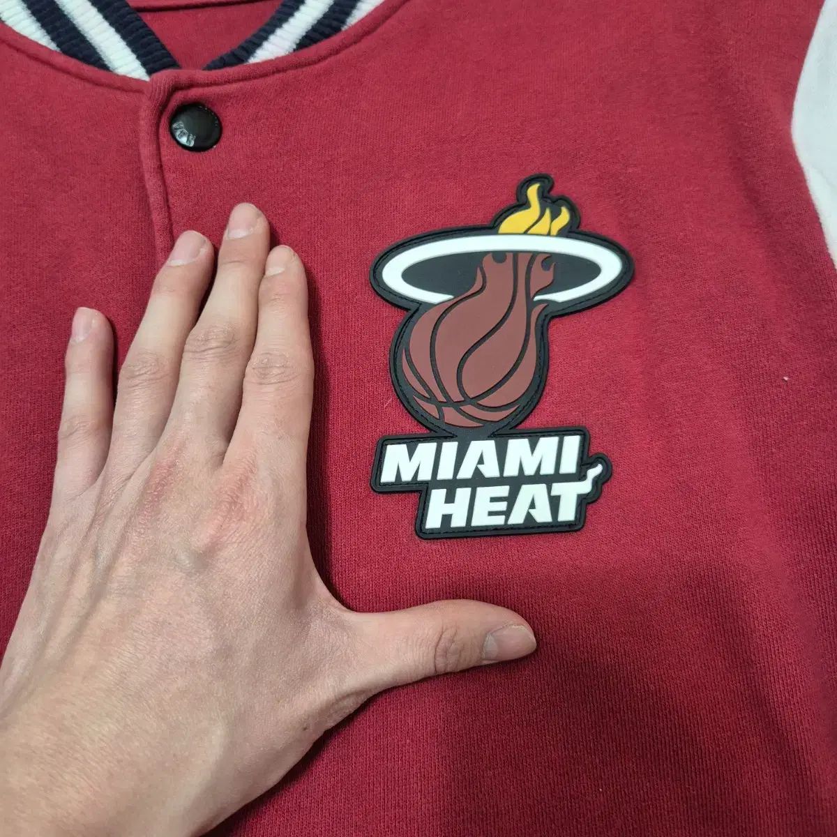 NBA マイアミ ヒート ワッペン スウェット スタジャン ♡JH DESIGN NBA 