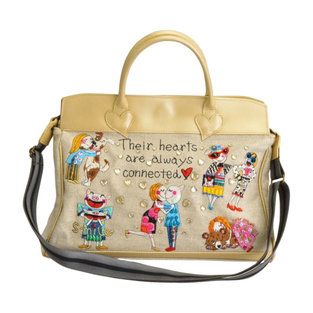 アルベロベロ ALBEROBELL ハンドバッグ ショルダーバッグ ビジュー