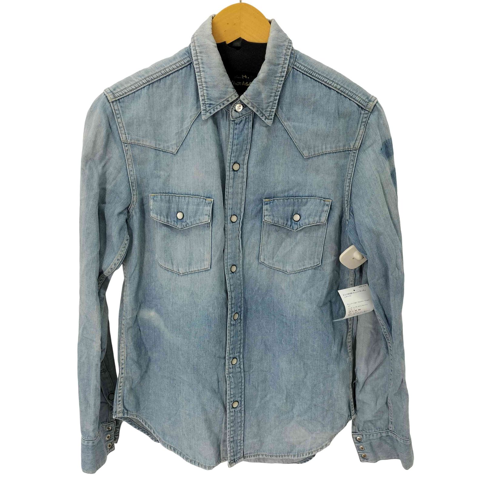 ヴィンテージ vintage HRM Ron HANDS THIRD | shirts(ワッペンカスタム 