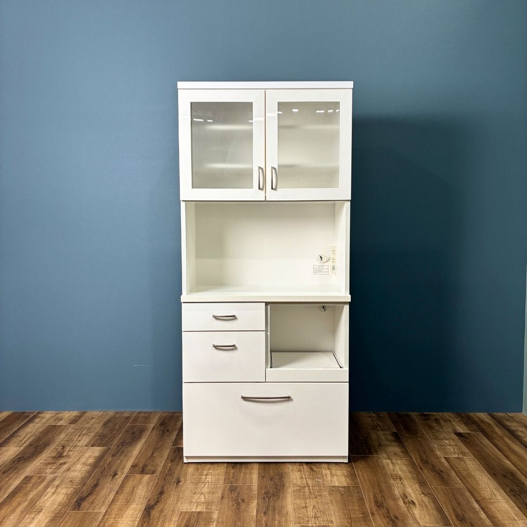 NITORI ニトリ キッチンボード コパン T 80KB WH 食器棚 80cm幅